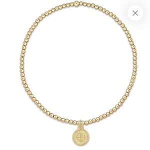enewton classic gold 2mm bracelet blessing small gold disc